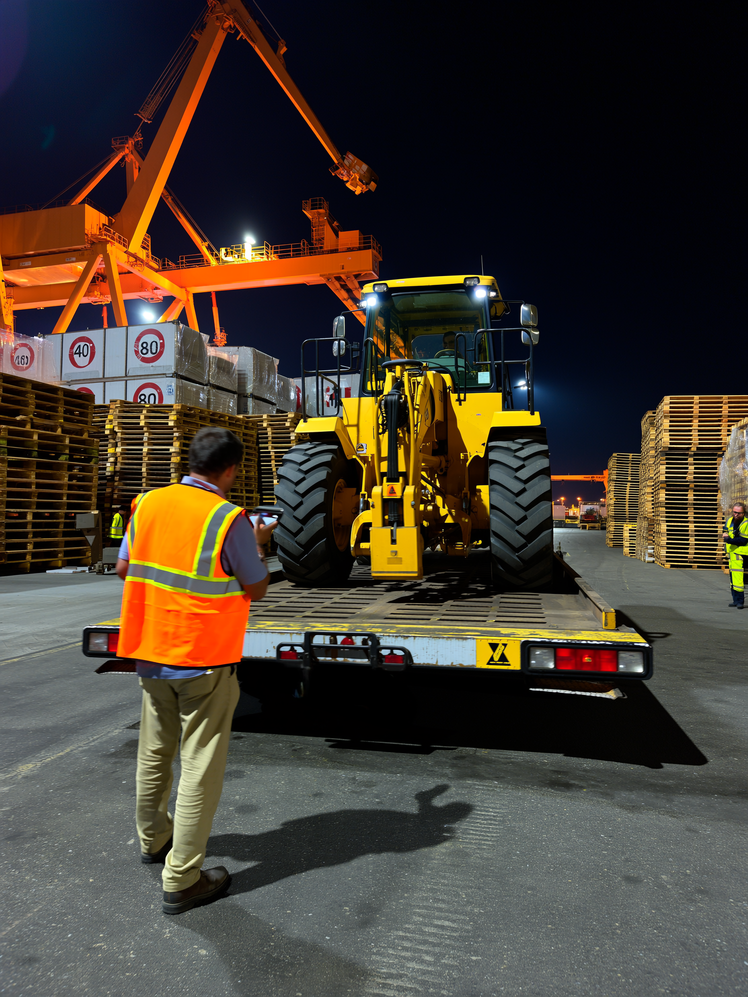 Construction Equipment Delivery